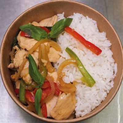 SAUTÉ AU BASILIC 